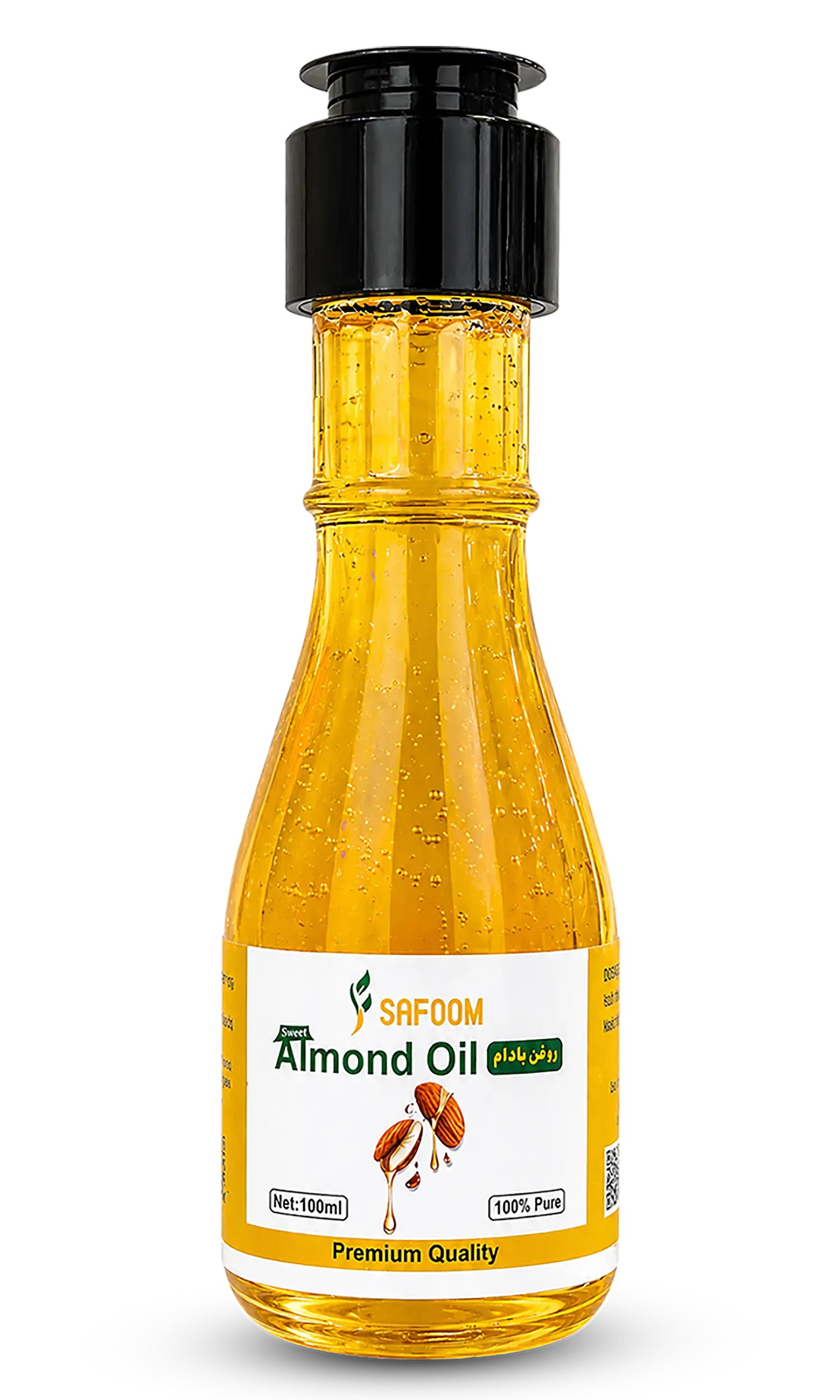 Pure Sweet Almond Oil (Roghan-e-Badam) for skin and hair